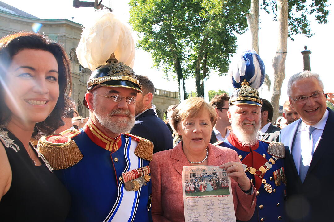 Angela Merkel zu Besuch in Bad Kissingen