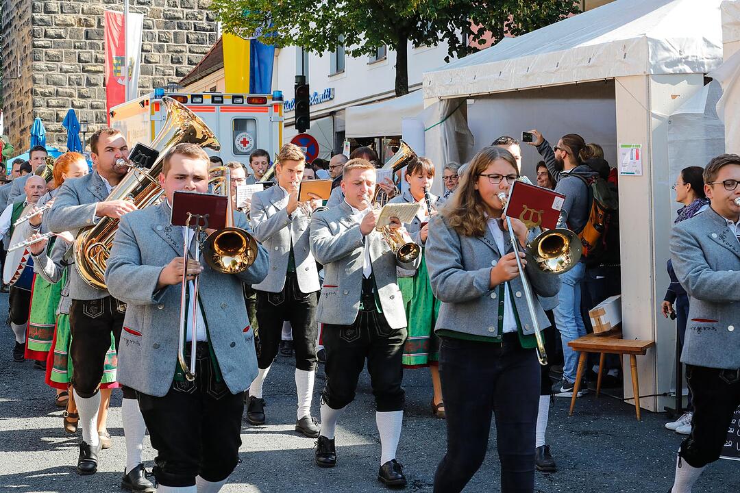 Korbmarkt in Lichtenfels am Samstag