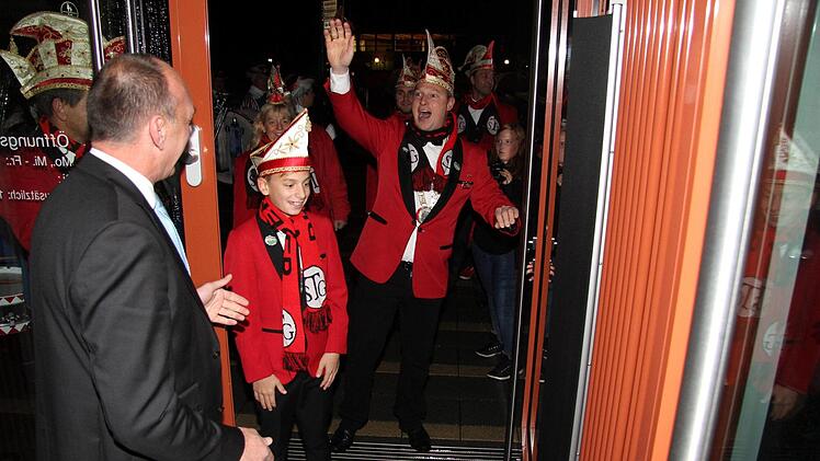 Impressionen vom Rathaussturm  Richard Sänger