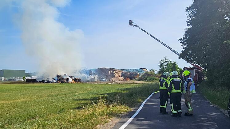 Feuer bei Biogasanlage Kairlindach