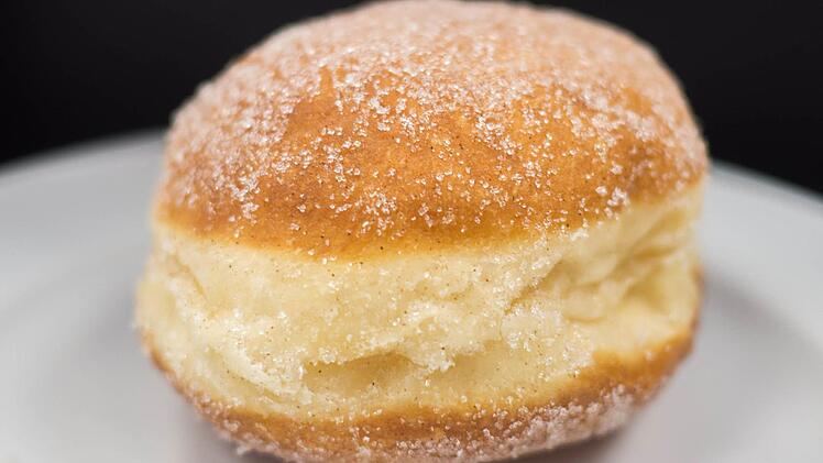 Krapfen der Bäckerei Röckelein. Foto: Marian Hamacher