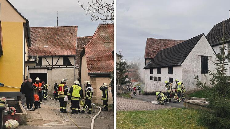 Reichmannsdorf: Anwohner bemerken Rauch in angrenzendem Gebäude - und rufen die Feuerwehr
