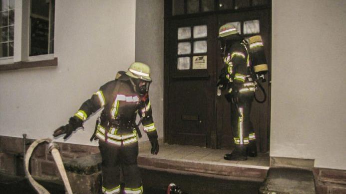Feuerwehrübung in Züntersbach. Marion Erb