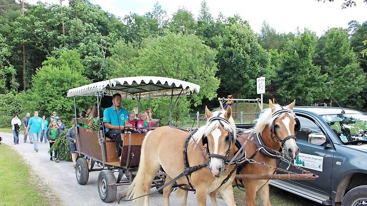 Kutschfahrten stehen bei den Festen der Decheldorfer Waldeslust oft als Attraktion auf dem Programm. Auch am Wochenende werden die Pferde wieder angeschirrt. Foto: Archiv