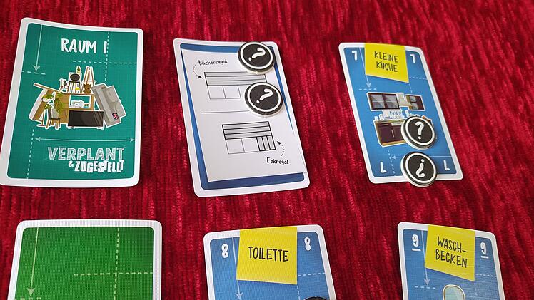Verplant & zugestellt im Test - Flip-&-Write-Spiel um effektives Möbel-Platzieren