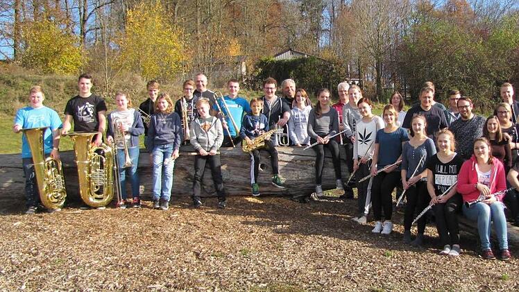 Das Blasorchester der Musikvereinigung Ebensfeld.  Foto: Musikvereinigung Ebensfeld