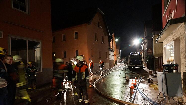 Einsatz in ElfershausenFoto: Arkadius Guzy