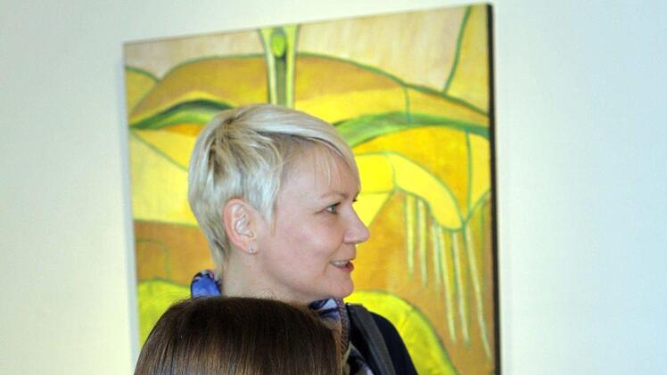 Auf der Eröffnung der neuen Schöntag-Ausstellung in den KKV-Räumen