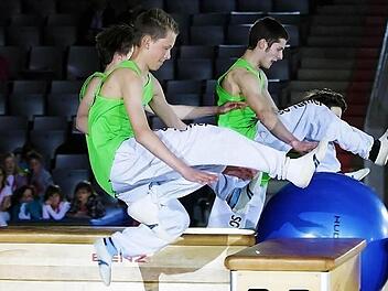 Einmal auf der großen Bühne stehen, wie die Jugendturner der SG Rödental mit ihrem "Freestyle-Zauber" beim CO-Meets in der HUK-Arena 2012: Ab Juli startet die Bewerbungsphase für die Großveranstaltung im März 2014. Foto: Archiv COmeets