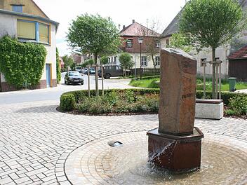Steppach ist gerüstet: Blick vom Merksplatz in die Molkereigasse Foto: Evi Seeger