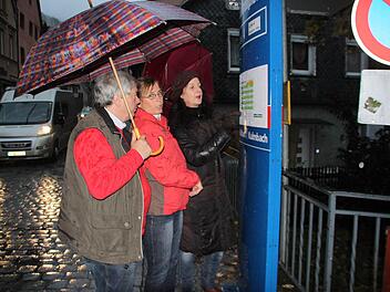 Stehen die Stadträte der Grünen/Offene Liste Hans-Dieter Herold und Doris Stein (rechts) - hier zusammen mit der neuen Kreisrätin Dagmar Keis-Lechner - künftig im Regen? Wenn die neue Geschäftsordnung des Stadtrats verabschiedet wird, sollen zwei Stadträte keine Fraktion mehr bilden. Foto: Stephan Tiroch