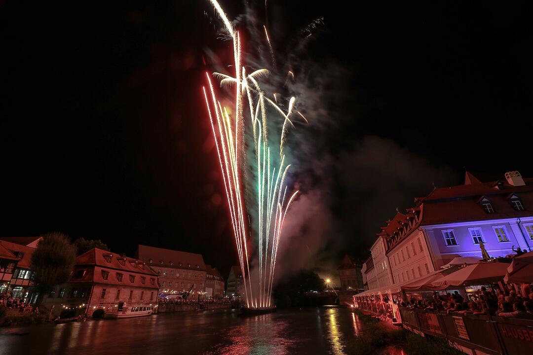 Sandkerwa 2019: das Abschlussfeuerwerk