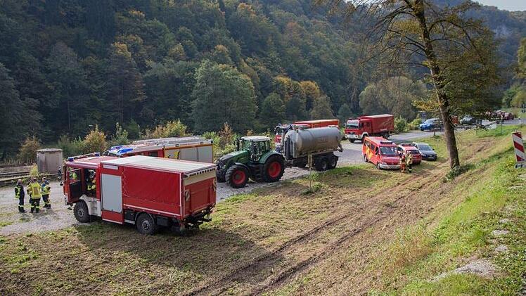 250 Einsatzkräfte waren im Einsatz. Foto: KFV Forchheim