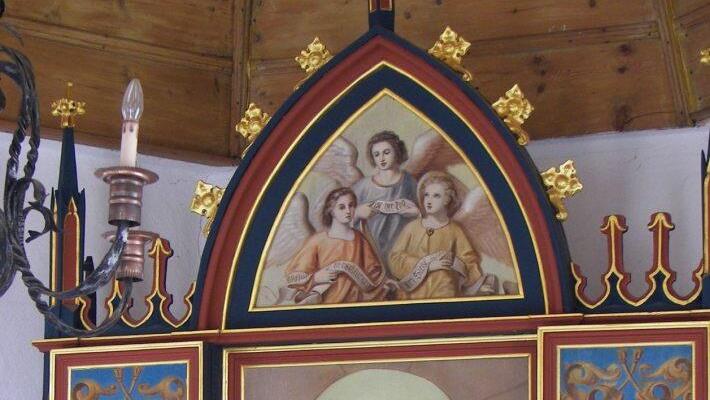 Altar von Michael Störcher in der Kapelle des alten Friedhofs von Herzogenaurach Foto: Manfred Welker