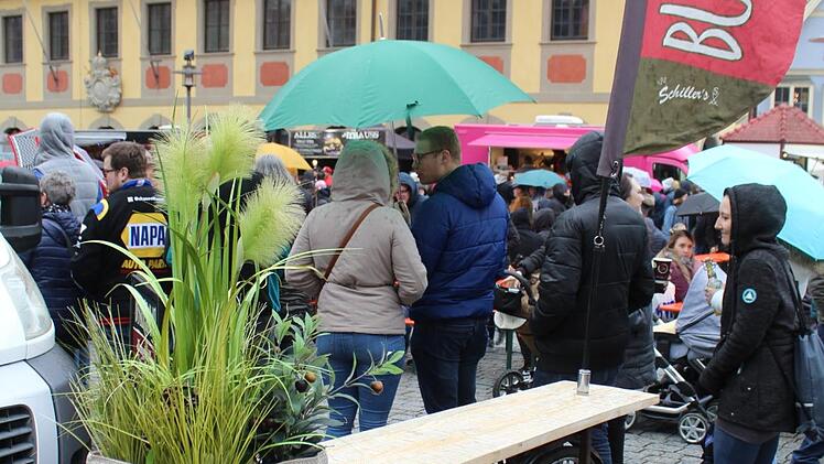 Manche der Foodtrucks brachten auch noch witzige Schaustücke mit. Foto: Markus Häggberg