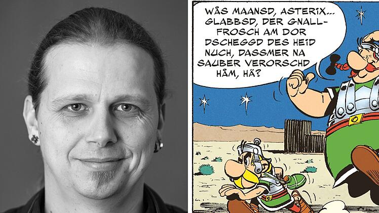 Dritte Asterix-Übersetzung von Stefan Eichner aus Kulmbach - Asterix bei der Husdndrubbn am 8. April 2024 erschienen