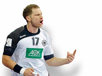 Steffen Weinhold aus Fürth ist mit dem Würzburger Carsten Lichtlein Kapitän der deutschen Handball-Nationalmannschaft. Foto: dpa