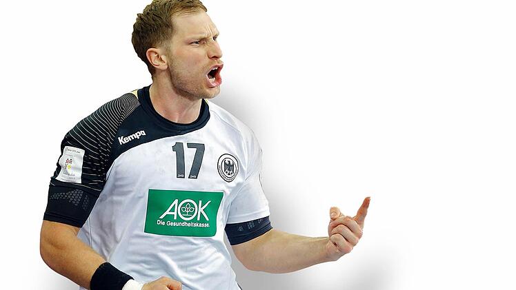 Steffen Weinhold aus Fürth ist mit dem Würzburger Carsten Lichtlein Kapitän der deutschen Handball-Nationalmannschaft. Foto: dpa