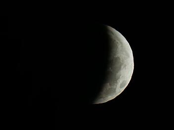 Partielle Mondfinsternis - Bayern