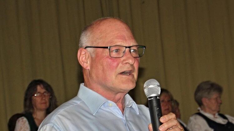 Bürgermeister Wolfgang Borst bei seinem Grußwort.