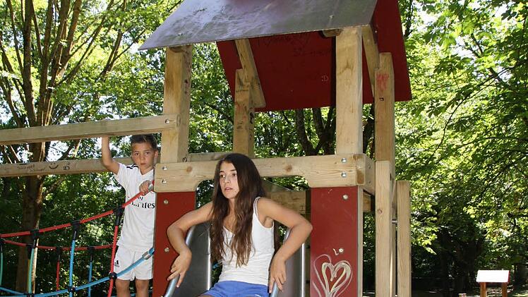 Eindrücke vom Münnerstädter Spielplatz. Foto: Ralf Ruppert