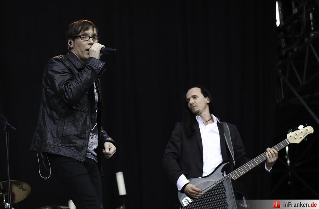 Unheilig und drei Vorbands spieleten am Freitag in Rothenburg ob der Tauber