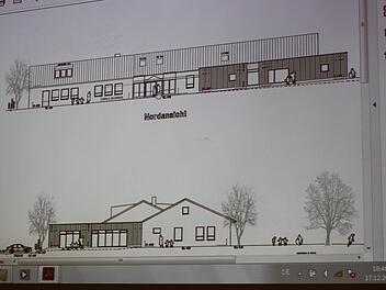 So soll die erweiterte und sanierte Kita künftig aussehen.Evi Seeger