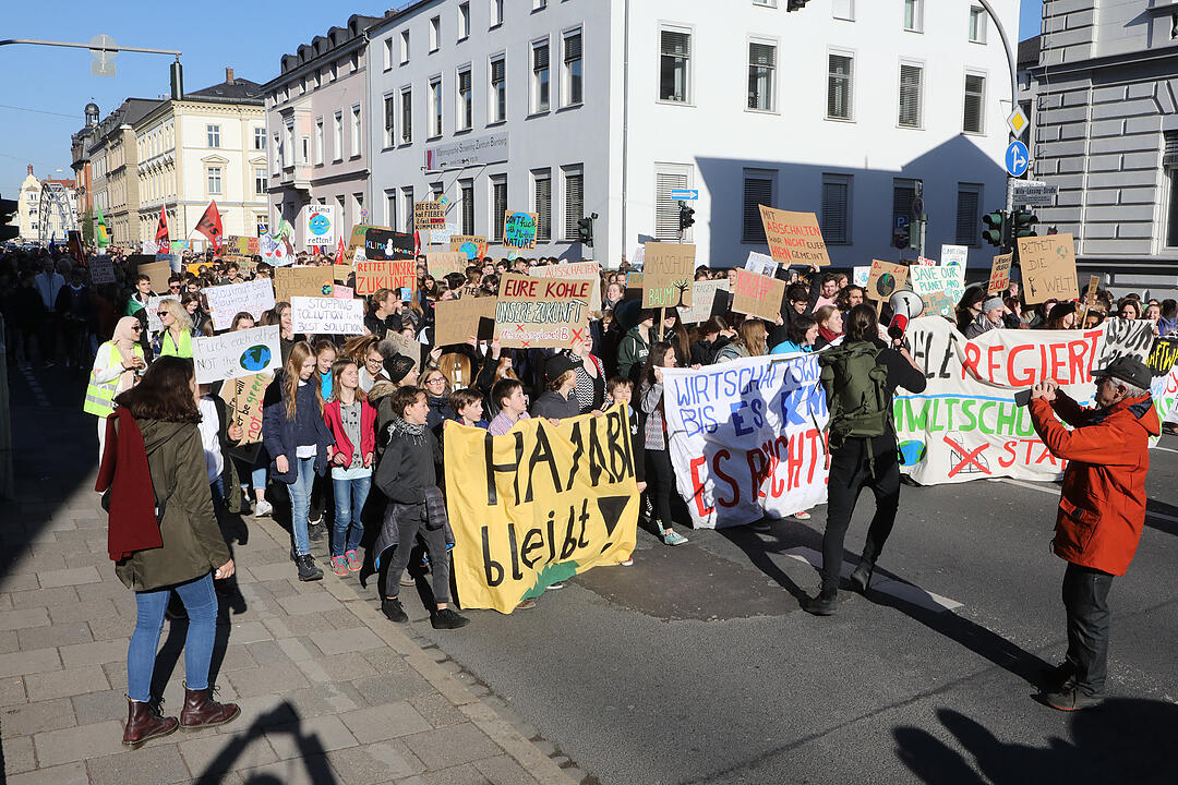 Bamberg; Demo Klima; Foto: Barbara Herbst