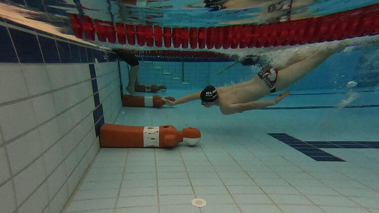 Bei der Bayern Challenge, als das Hallenbad noch unter strengen Hygieneauflagen öffnen durfte, wurden verschiedene Disziplinen unter Wettkampfbedingungen geschwommen. Foto: privat
