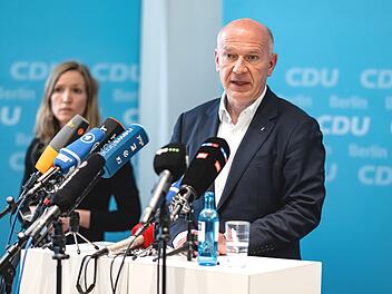 Pressetermin des Landesvorsitzenden der CDU Berlin