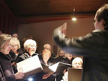 Unter der Leitung von Michaela Axtner sorgten der Chor St. Hedwig und der Kronacher Kammerchor mit dem "Evensong" für eine liturgische Bereicherung in der Gemeinde St. Hedwig. Foto: Sonja Adam