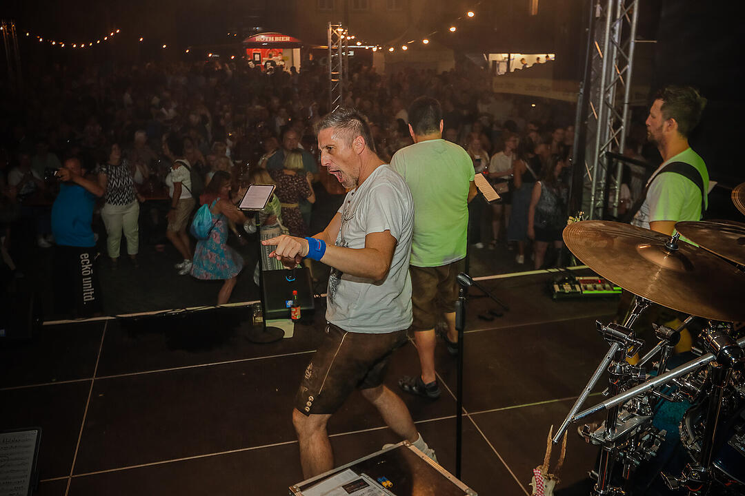 Beste Stimmung beim Stadtfest in Schweinfurt.