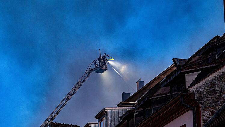 Großbrand in Altstadt von Villingen-Schwenningen