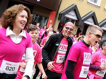 Pinklauf in Bad Brückenau am 3. Oktober 2016; Foto: Kerstin Junker