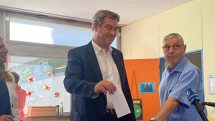 Europawahl 2024: Markus Söder hat seine Stimme schon abgegeben