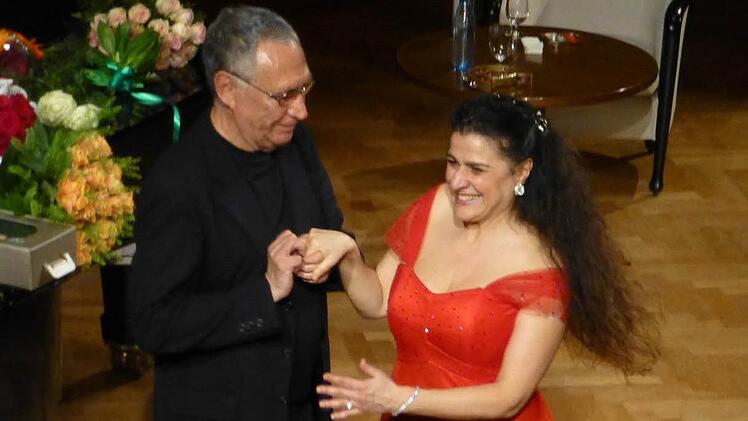 Cecilia Bartoli und der Pianist Antoni Parera Fons. Foto: Ahnert