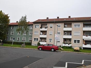 Für den Bau einer Parkpalette überplant? Häuser in der Kornstraße in Bamberg.  Ronald Rinklef