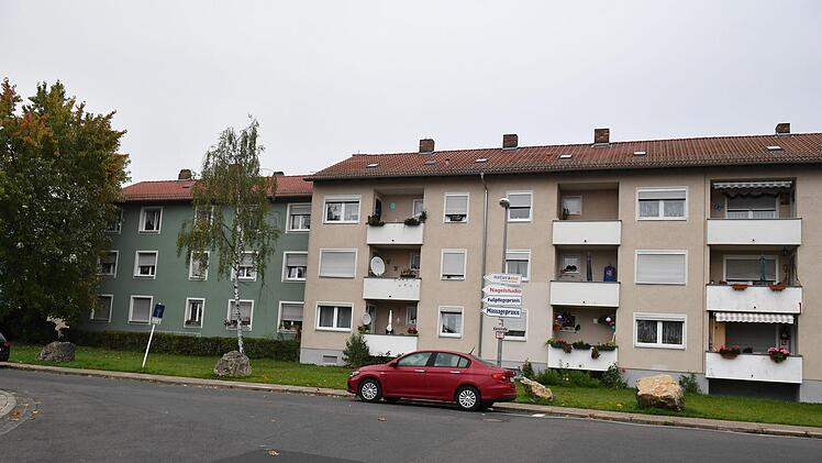 Für den Bau einer Parkpalette überplant? Häuser in der Kornstraße in Bamberg.  Ronald Rinklef