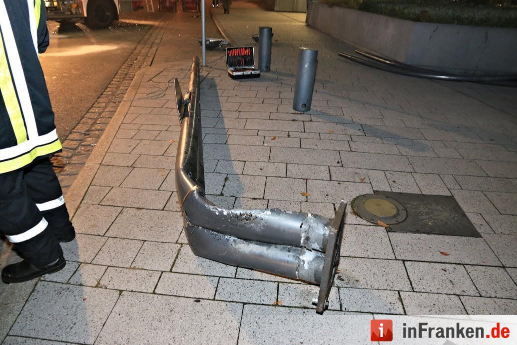 Verkehrsunfall an Coburger Bahnhof