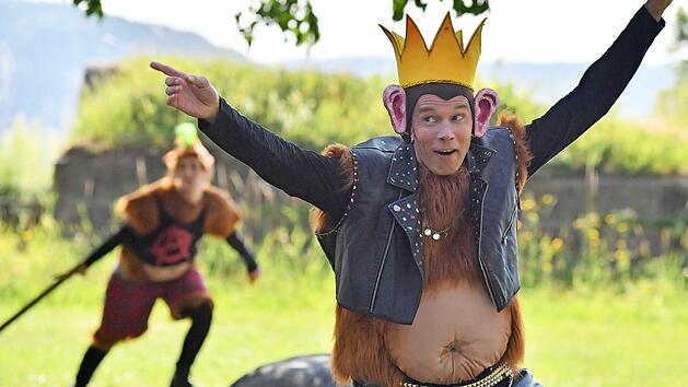 Einige Schulen und Kinderg&auml;rten haben in Vorauff&uuml;hrungen bereits gesehen, was Figuren wie K&ouml;nig Louie... Foto: Ronald Rinklef