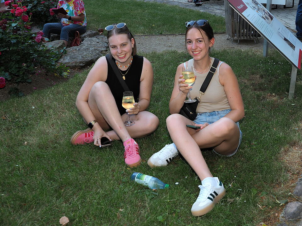 Das Fest fand im Schlosspark statt.