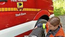 Der jaulende Labrador hatte den Einsatz ausgelöst.