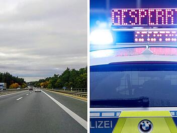 Frau verursacht Sperrung des Frankenschnellwegs