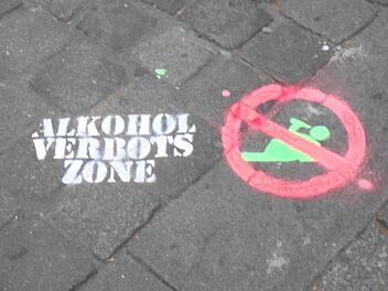 So sehen die Kreide-Markierungen aus, die an verschiedenen Stellen in der Bamberger Innenstadt zu sehen sind. Fotos: privat