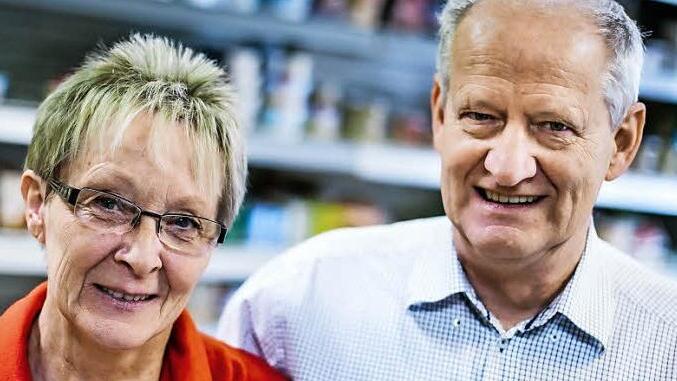 Renate und Erich Schmidt engagieren sich seit vier Jahren im "Lädla".