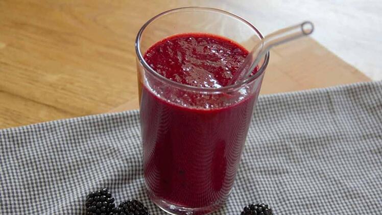 Roter Smoothie