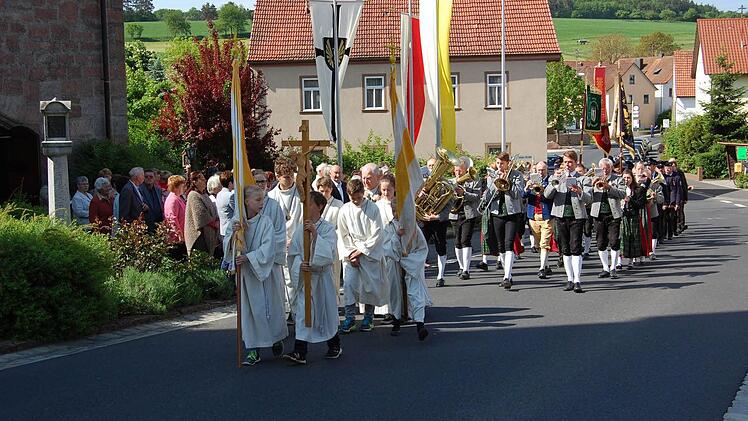 Dorfweihe in Frankenbrunn. Foto: Günther Straub