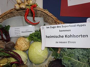 Vielfältig Informationen gab es beim Tag der offenen Tür in der Hauswirtschaftsschule Bischofsheim zum Thema "Superfood" und heimische Alternativen. Marion Eckert
