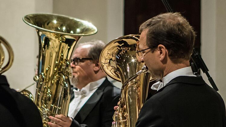 Das Ensemble Blech 10 beeindruckte eine große Zuhörerschar in der Coburger Morizkirche.Foto: Jochen Berger
