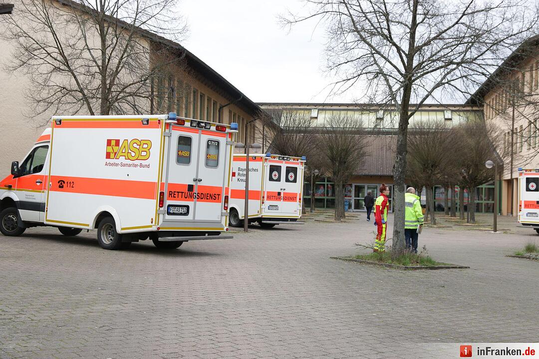 Großeinsatz an der Berufsschule Forchheim